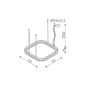 Misure lampada Shape